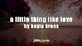 영상 썸네일 A Little Thing Like Love